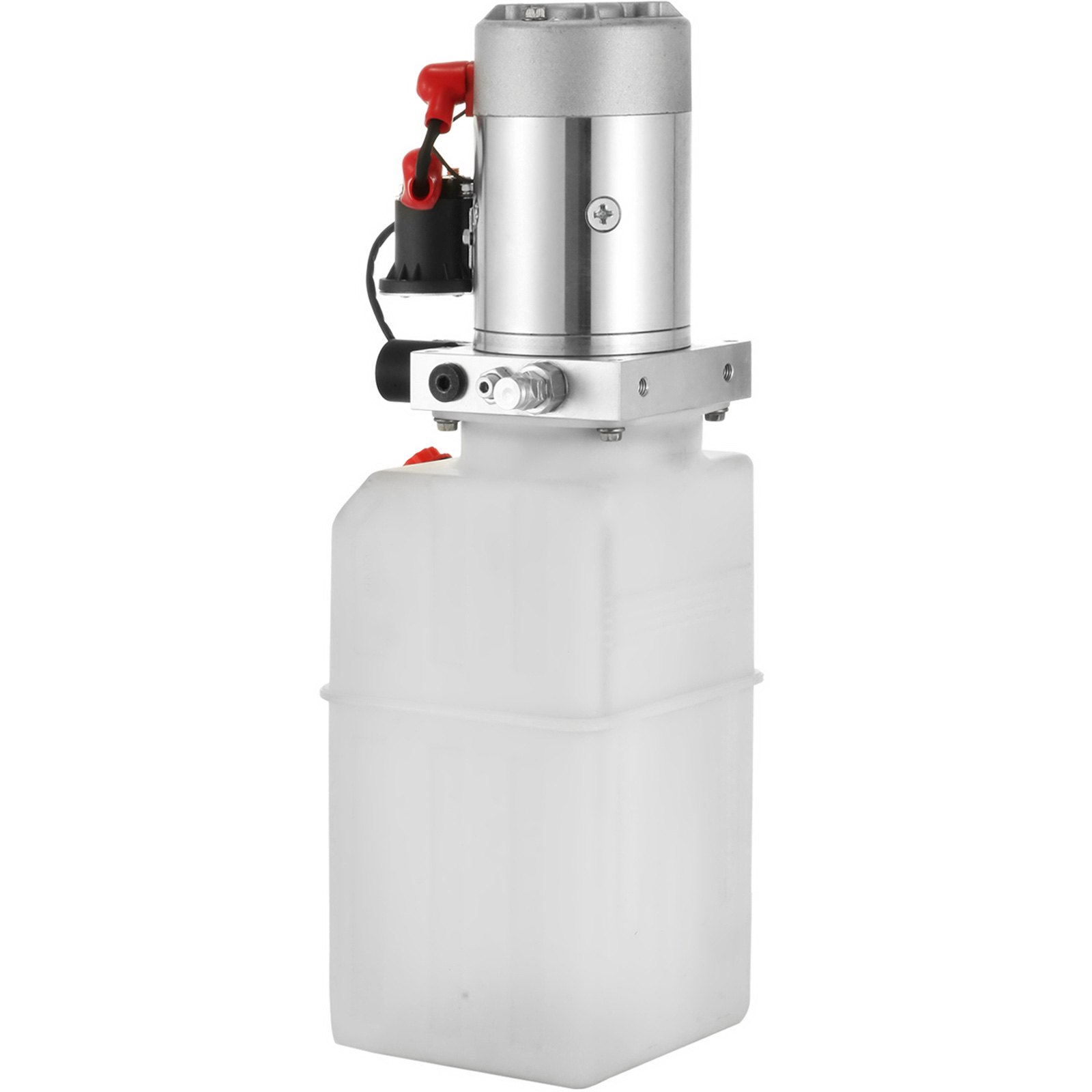 VEVOR Electric Hydraulic Pump 7l Single Acting Plastic Reservoir 12v Dc