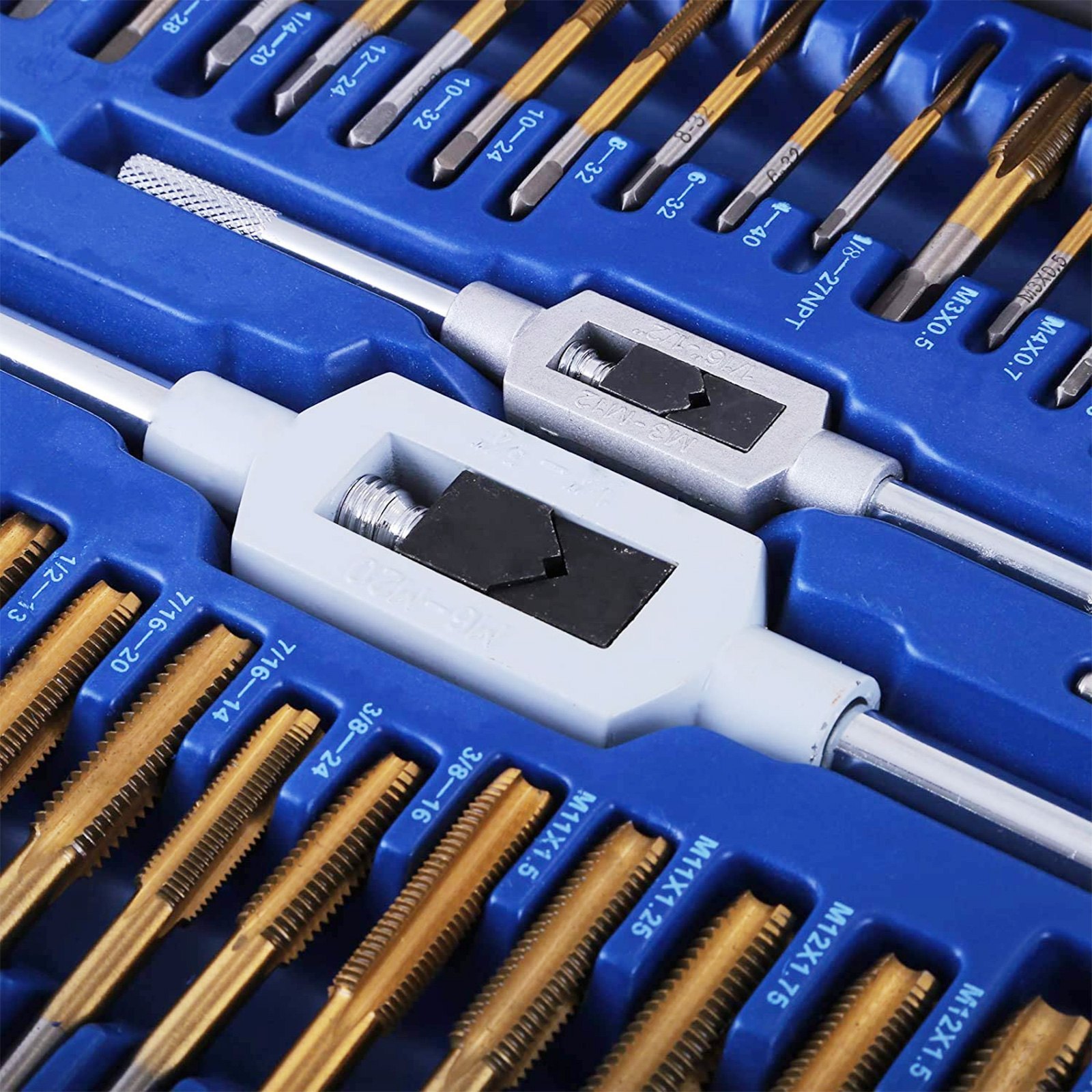 VEVOR 86PC Tap and Die set, Tap and Die Set Metric and Standard, Large Tap and Die Set, SAE and