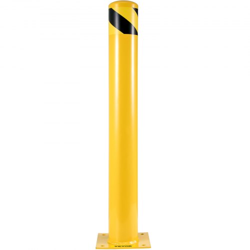 VEVOR Safety Bollard, 42 Inch Height Bollard Post, 5.5 Inch Diameter ...