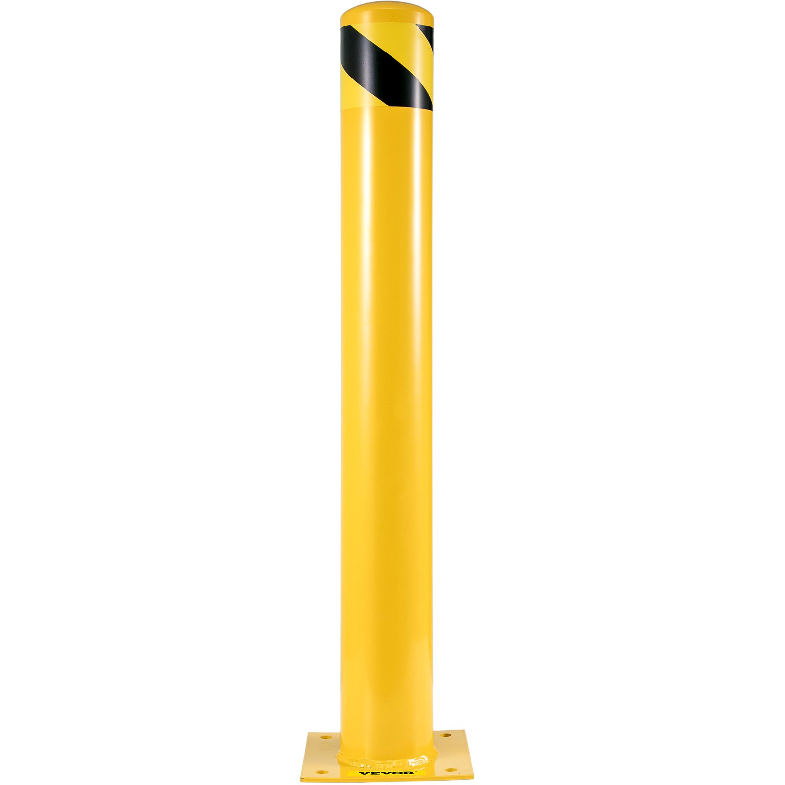 VEVOR Safety Bollard, 48 Inch Height Bollard Post, 5.5 Inch Diameter ...