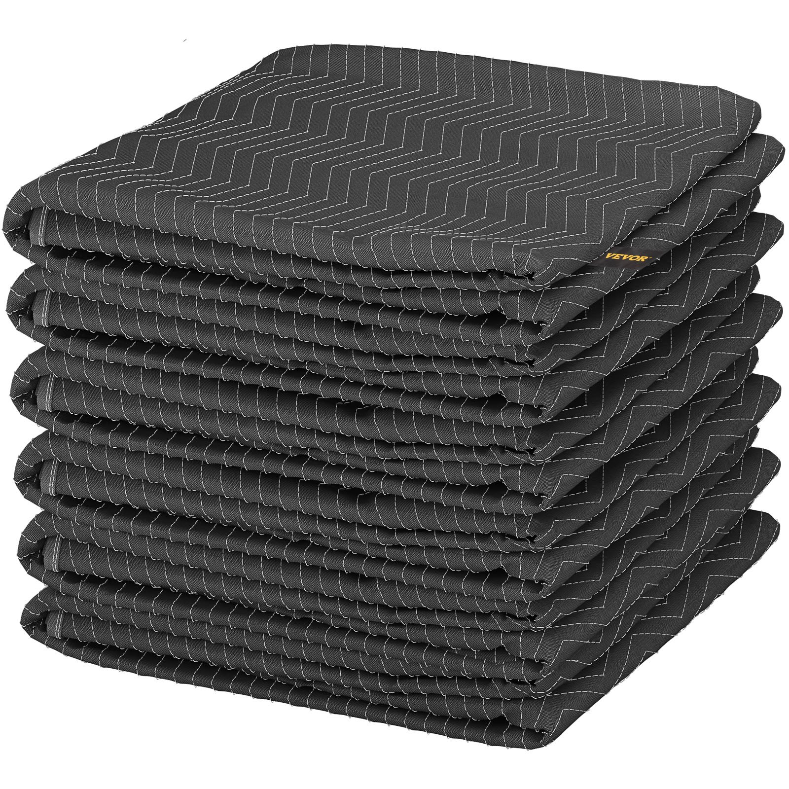 VEVOR Moving Blankets, 80" x 72" (45 lb/dz Weight)6 Packs