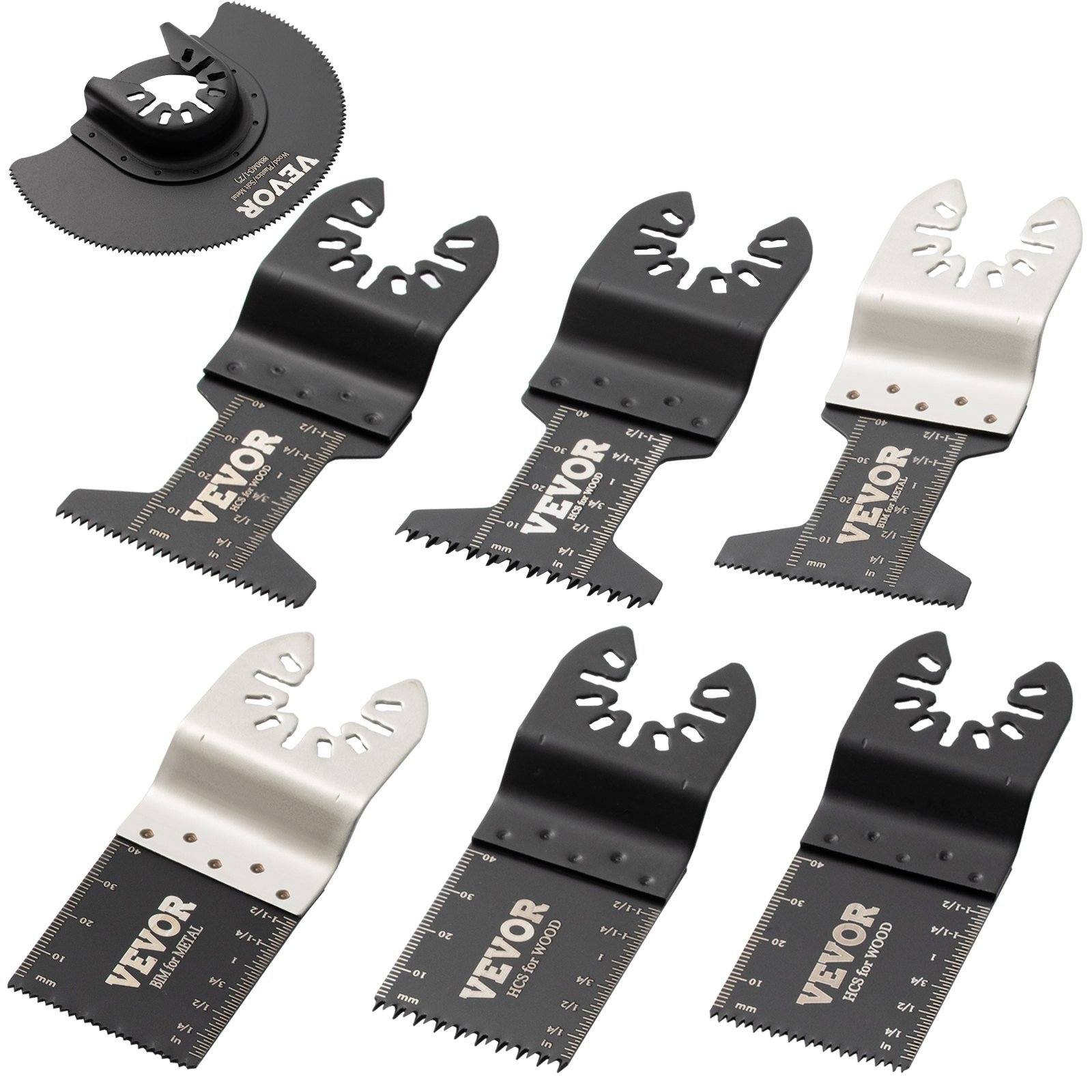 Vevor Dewalt Oscillating Tool Blades Hcs Kit 96-Piece Oscillating