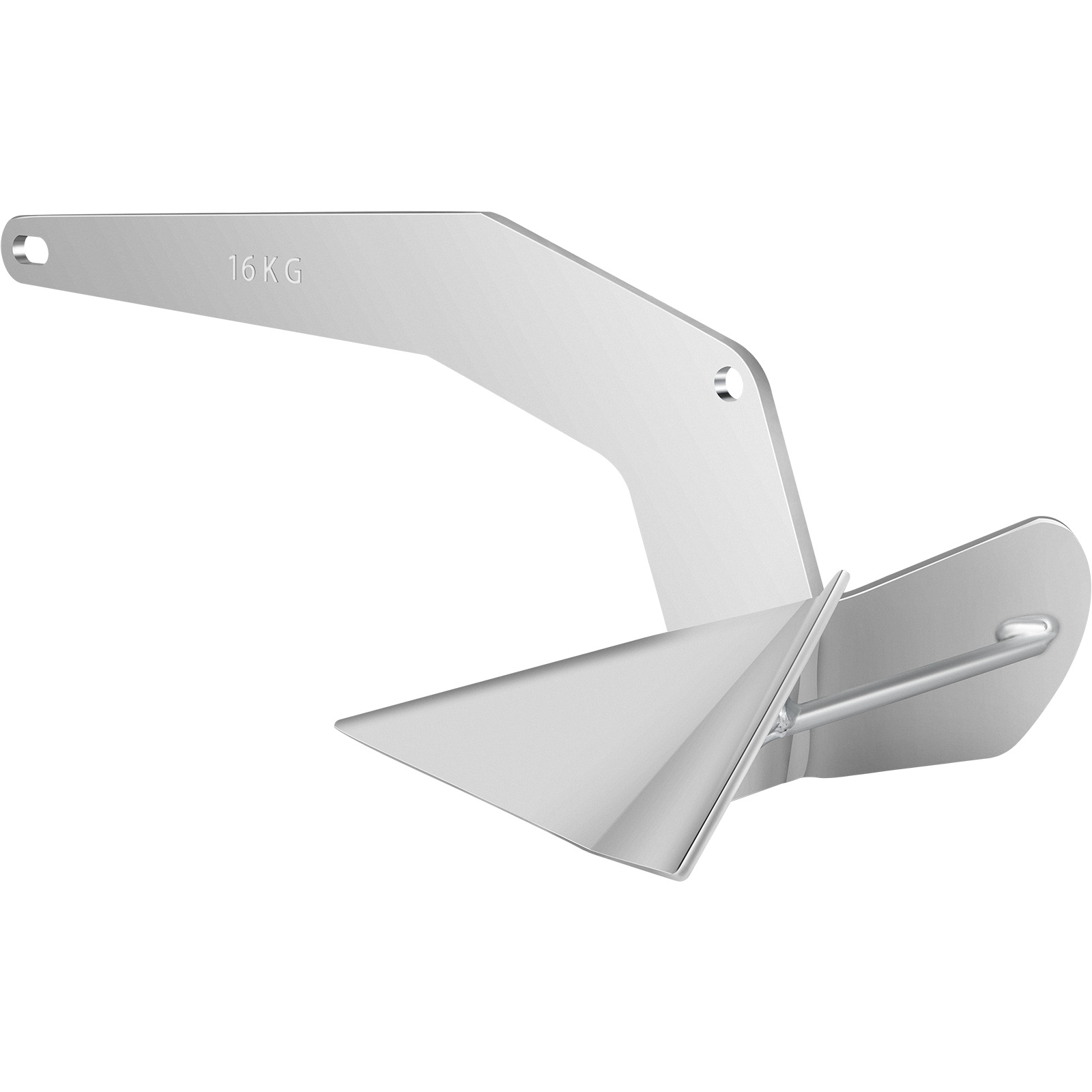 VEVOR Delta Type Boat Anchor 35 lb 16 kg Delta Anchor, Galvanized Steel