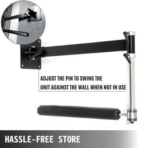 Spinning Bar Wall Mount Boxing Fitness Punch Adjustable Reflex Speed