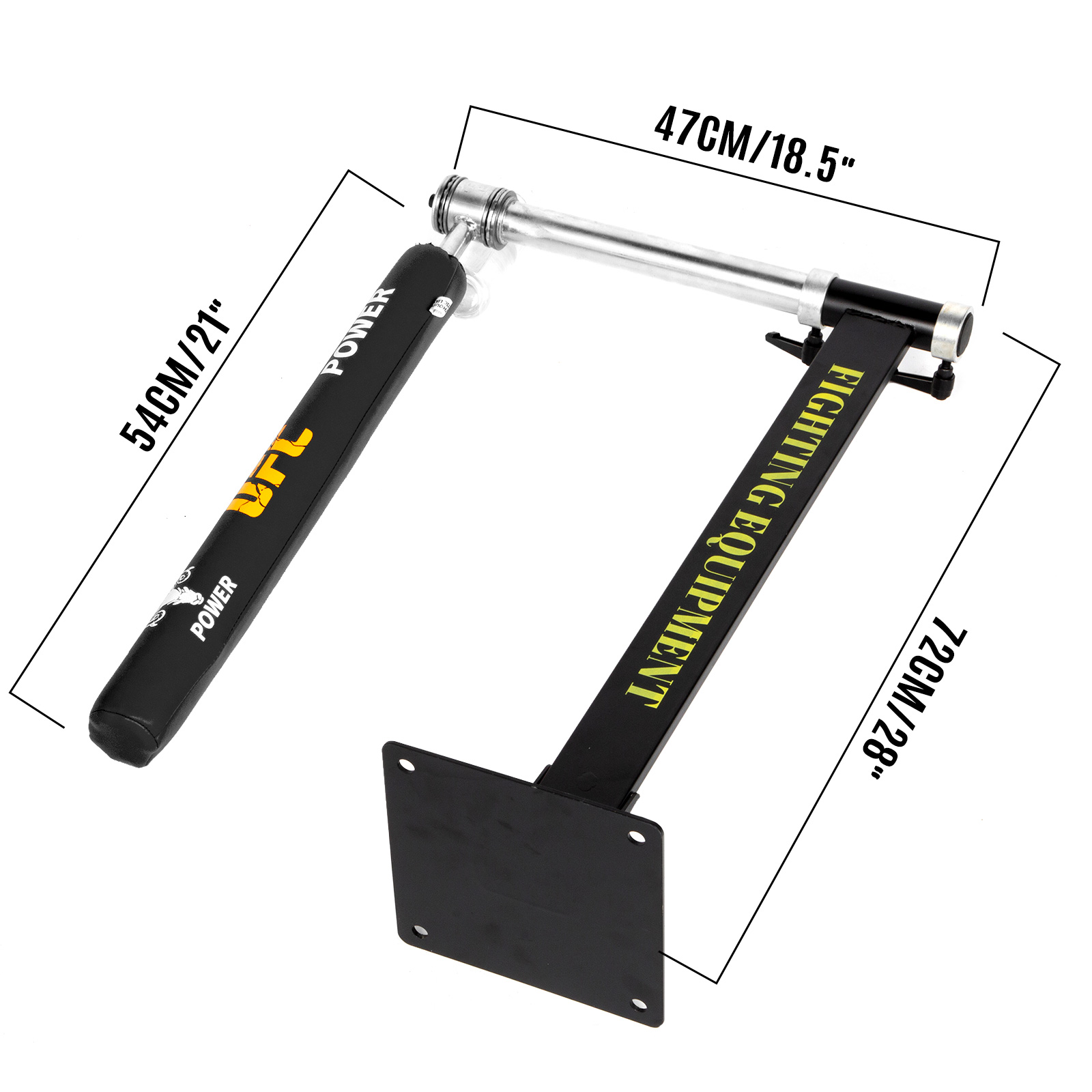Spinning Bar Wall Mount Boxing Fitness Punch Adjustable Reflex Speed