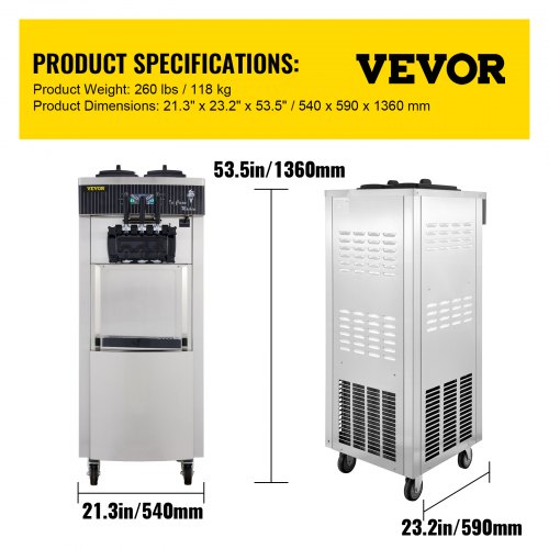 vevor ice cream machine parts Dalene Cleary