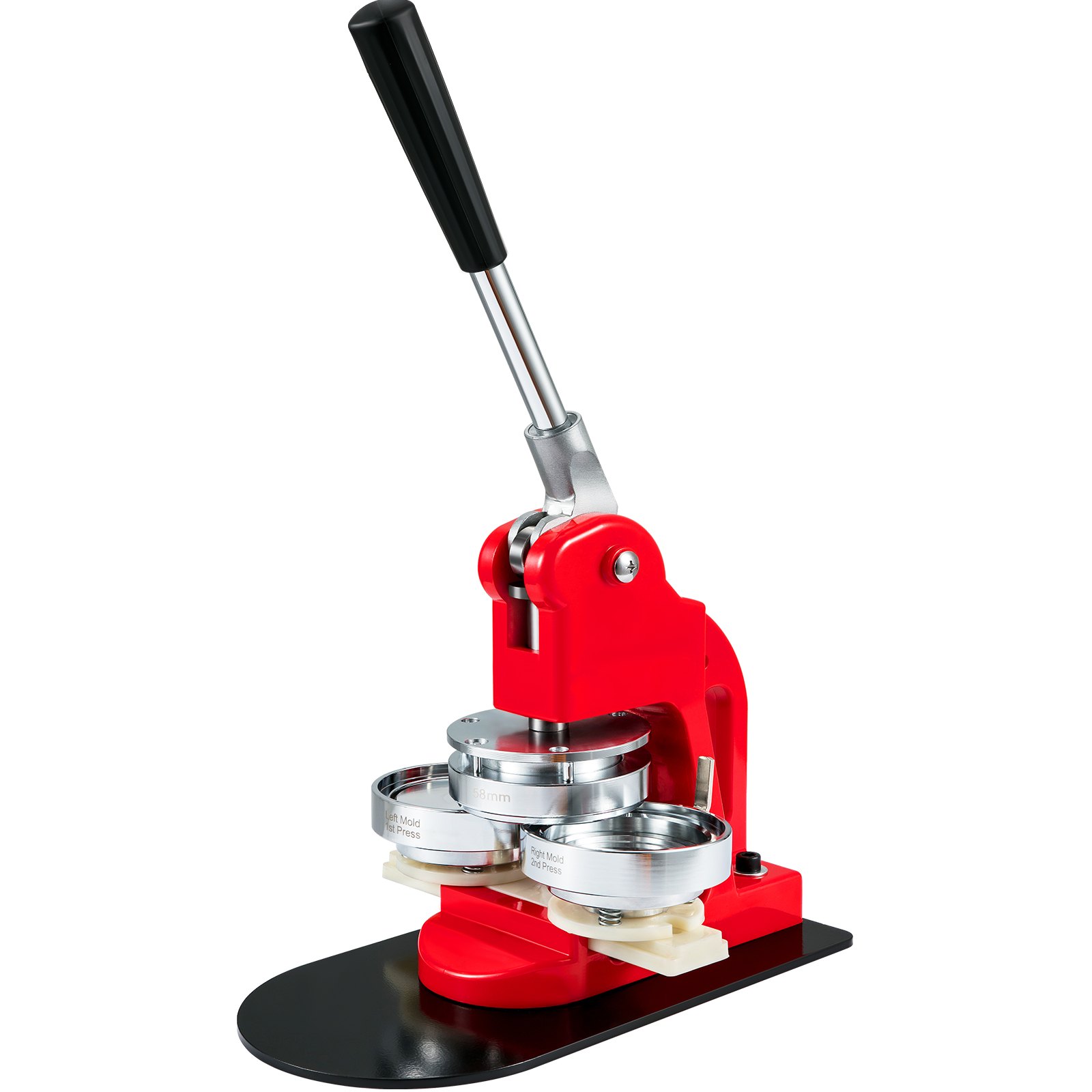 VEVOR VEVOR Button Maker Machine Badge Pin Machine 2.25" 58MM 500 Free