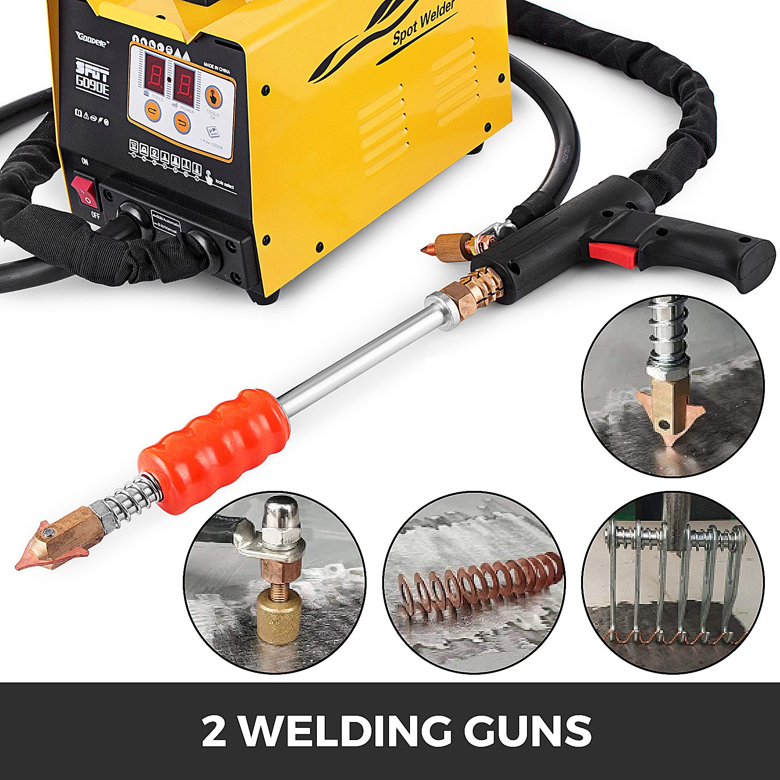 VEVOR 220V Spot Welder Dent Puller, 3000W Stud Welder Dent Repair Kit ...