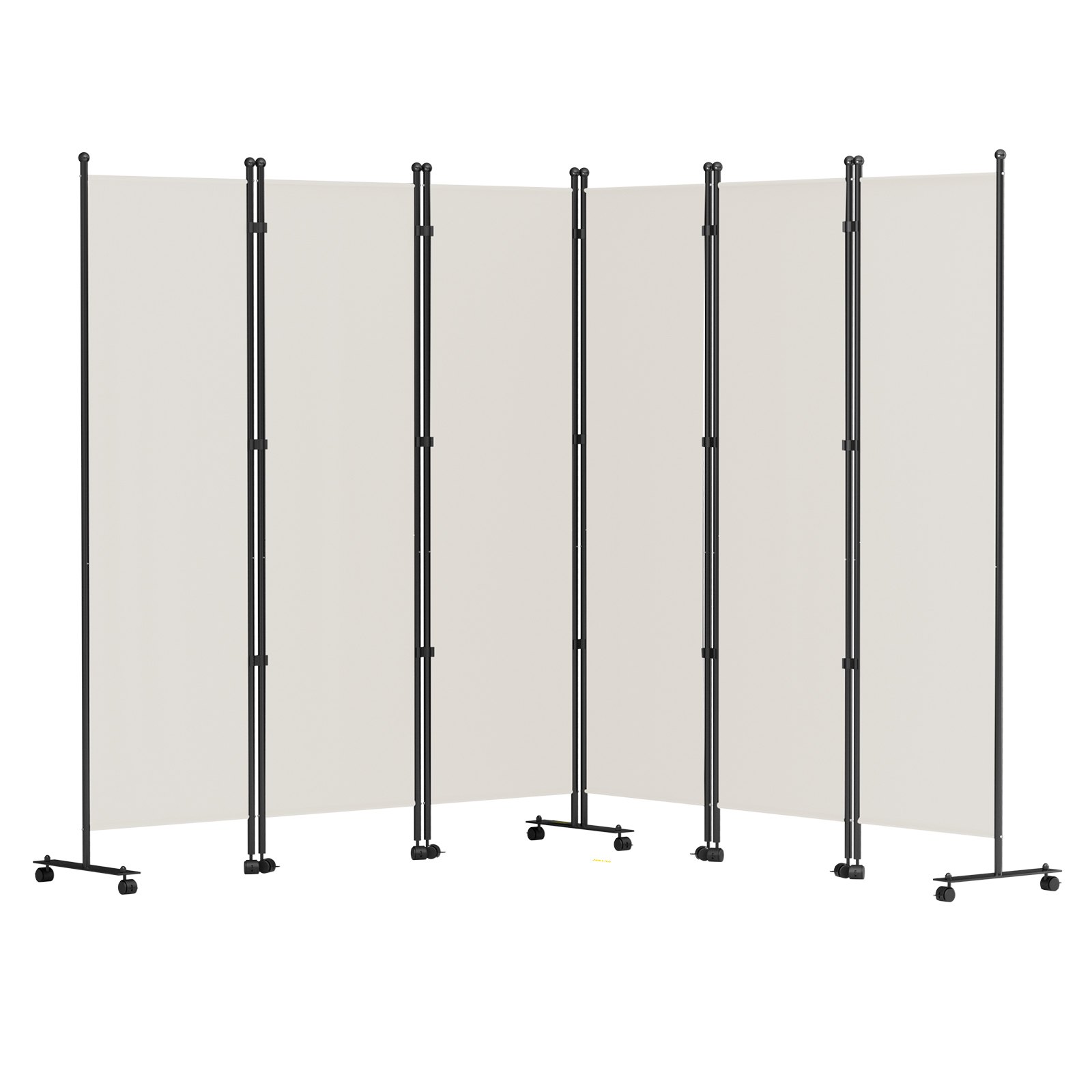 VEVOR 6 Panel Room Divider, 6 FT Tall, Freestanding & Folding Privacy ...