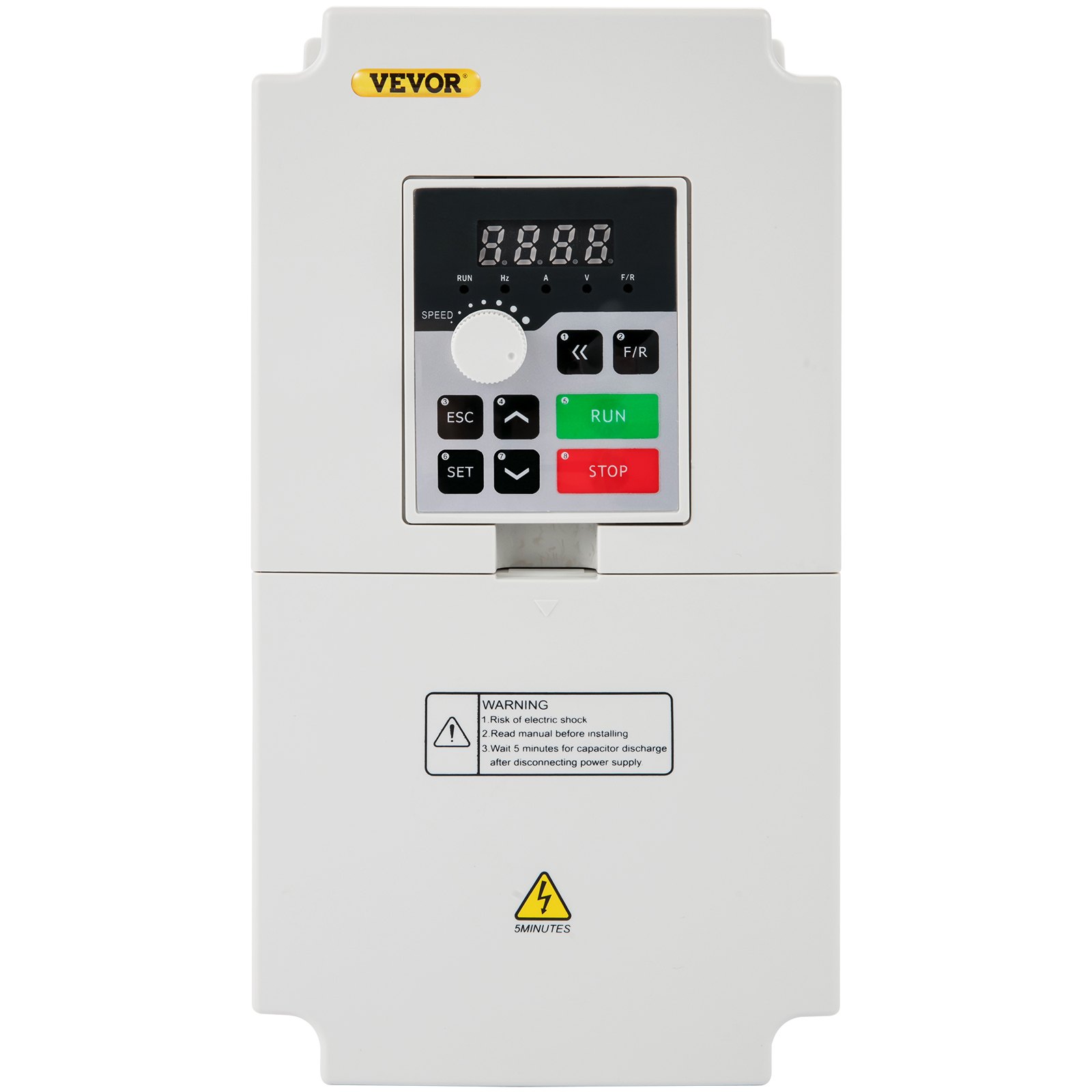 Vevor Vfd 7 5kw 220v 10hp 1 Or 3 Phase Input 3 Phase Output Variable Frequency Drive Ac 33a 0