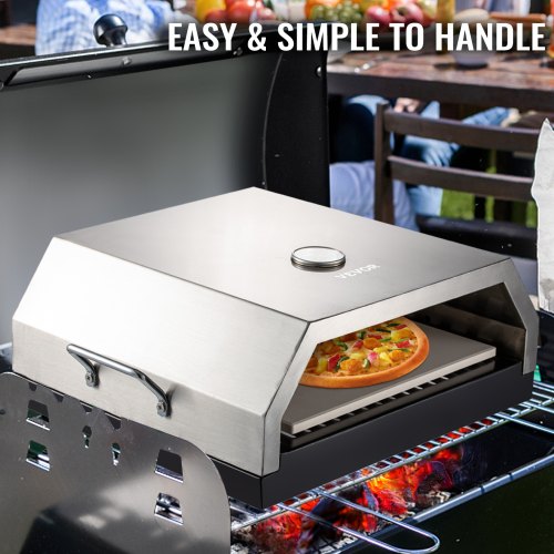 VEVOR Outdoor Pizza Oven, Stainless Steel Camp Pizza Oven, Portable