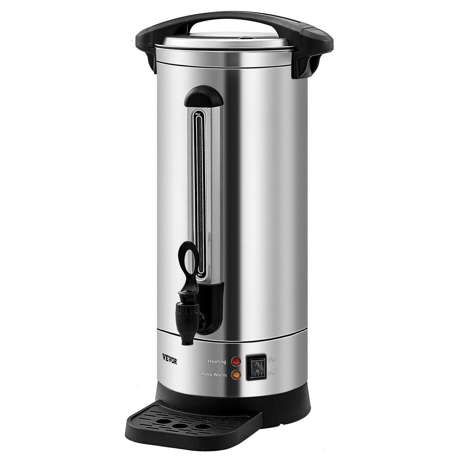 VEVOR Commercial Coffee Urn 110 Cup Stainless Steel Coffee Dispenser