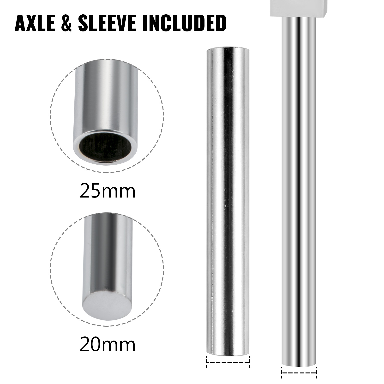 VEVOR Dirt Bike Tire Mounting Tool 20mm Axle Shaft Motorcycle Tire