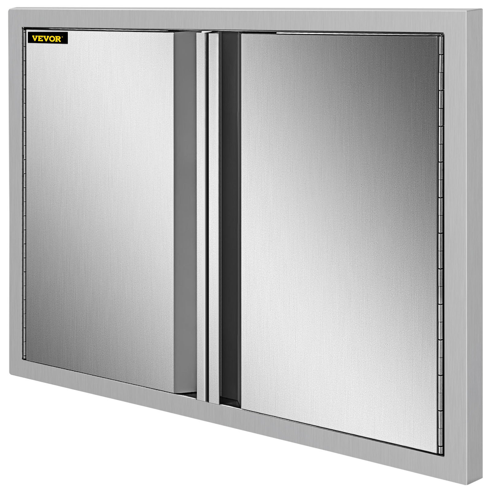VEVOR BBQ Access Door 28 x 19 Inch, Double BBQ Door Stainless Steel