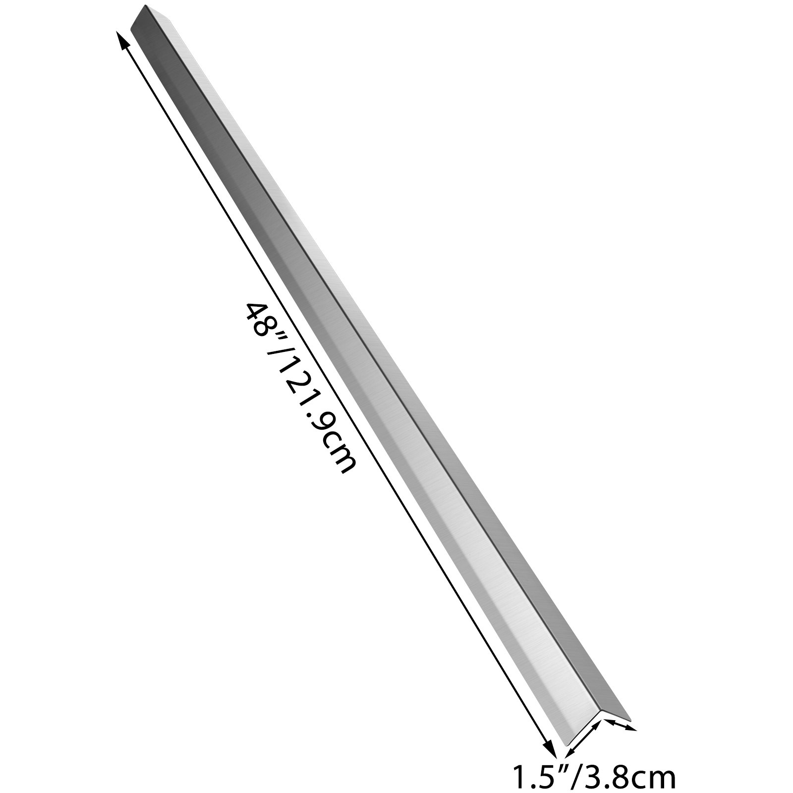 VEVOR Stainless Steel Corner Guards 2 x 2 x 48 inch Metal Wall Corner