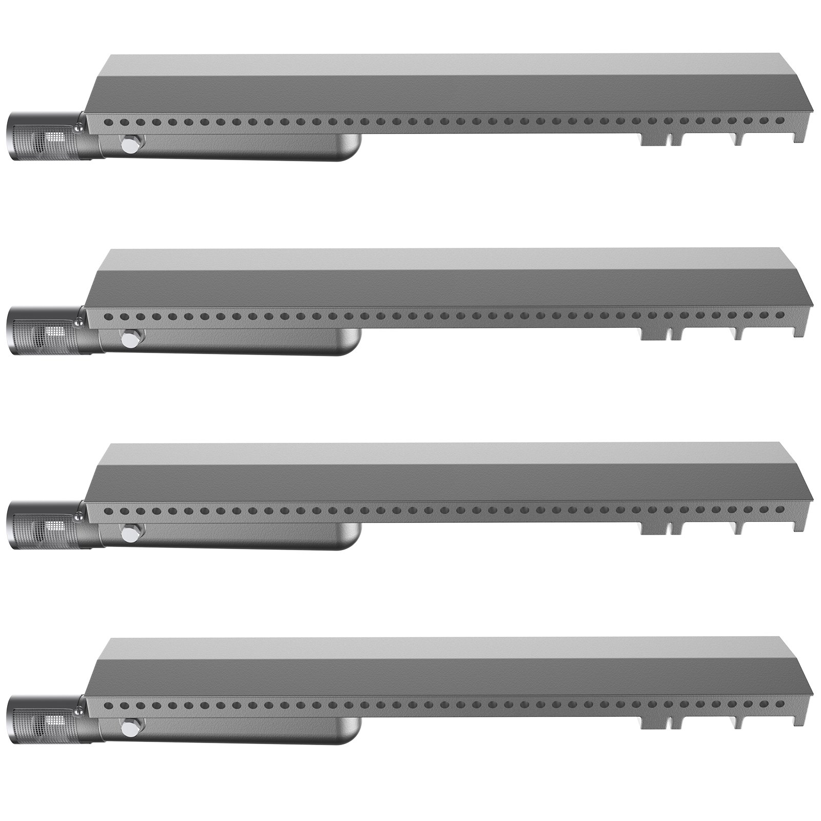 VEVOR Grill Burners, Stainless Steel BBQ Burners Replacement, 4 Packs