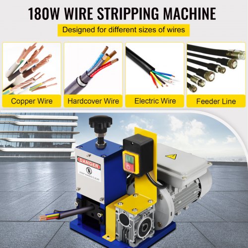 VEVOR Wire Stripping Machine Automatic Cable Stripper 0.06"1" w