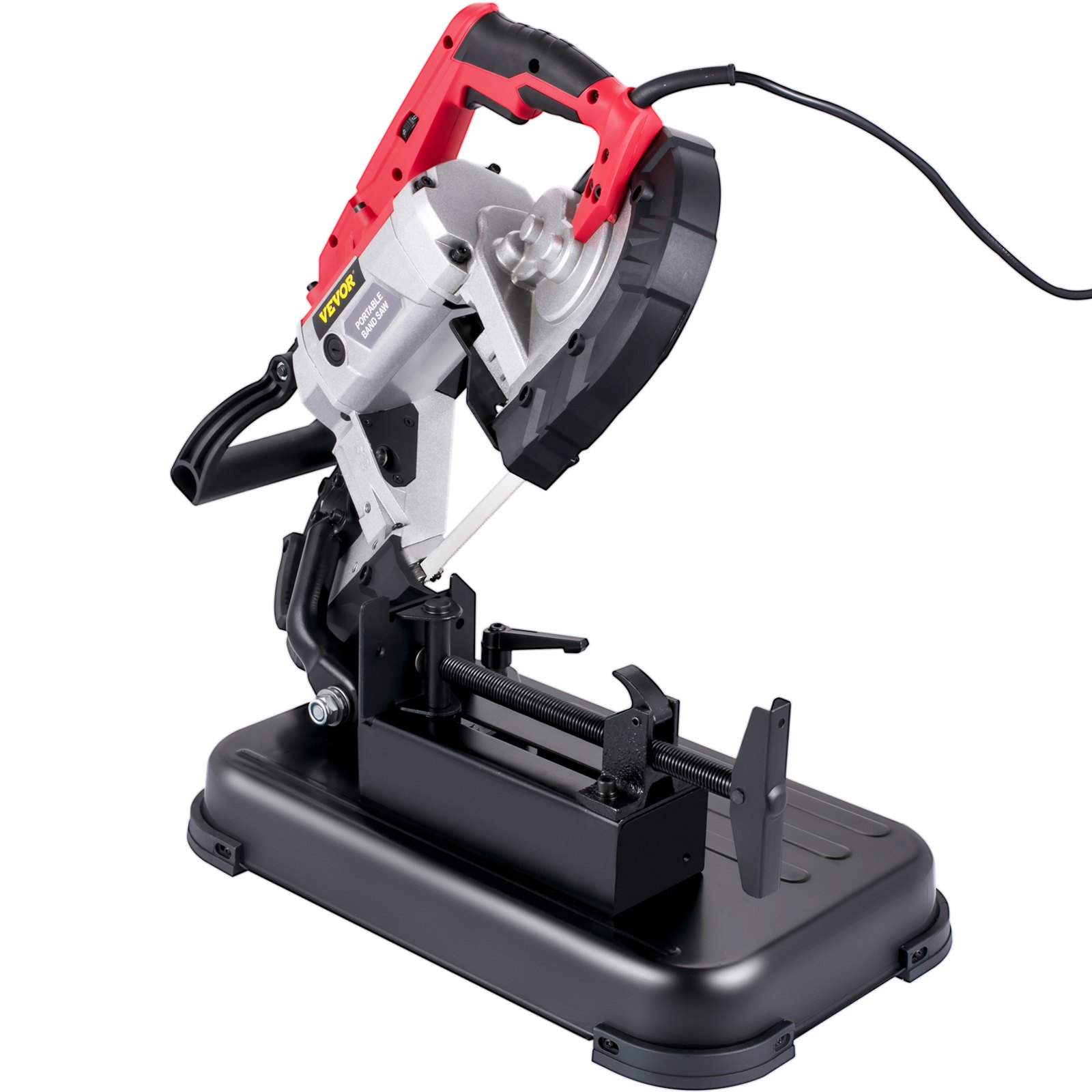 VEVOR Portable Band Saw, 110V Removable Alloy Steel Base Cordless Band