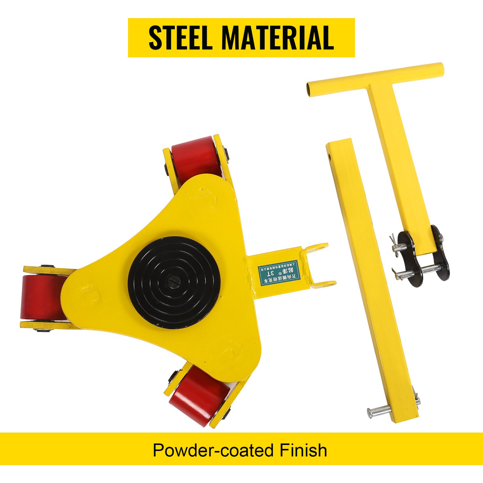 VEVOR VEVOR 3T/6600lbs 360° Machinery Skate Mover Material Handling