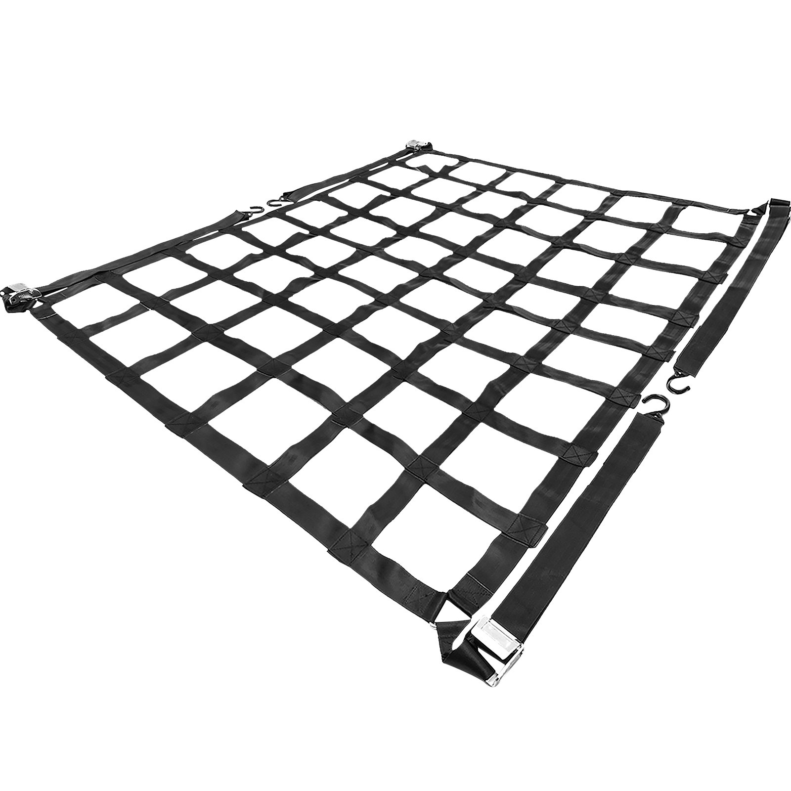 VEVOR 3.5'x 4.1' Cargo Net with SHooks, Truck Bed Cargo Net Heavy Duty