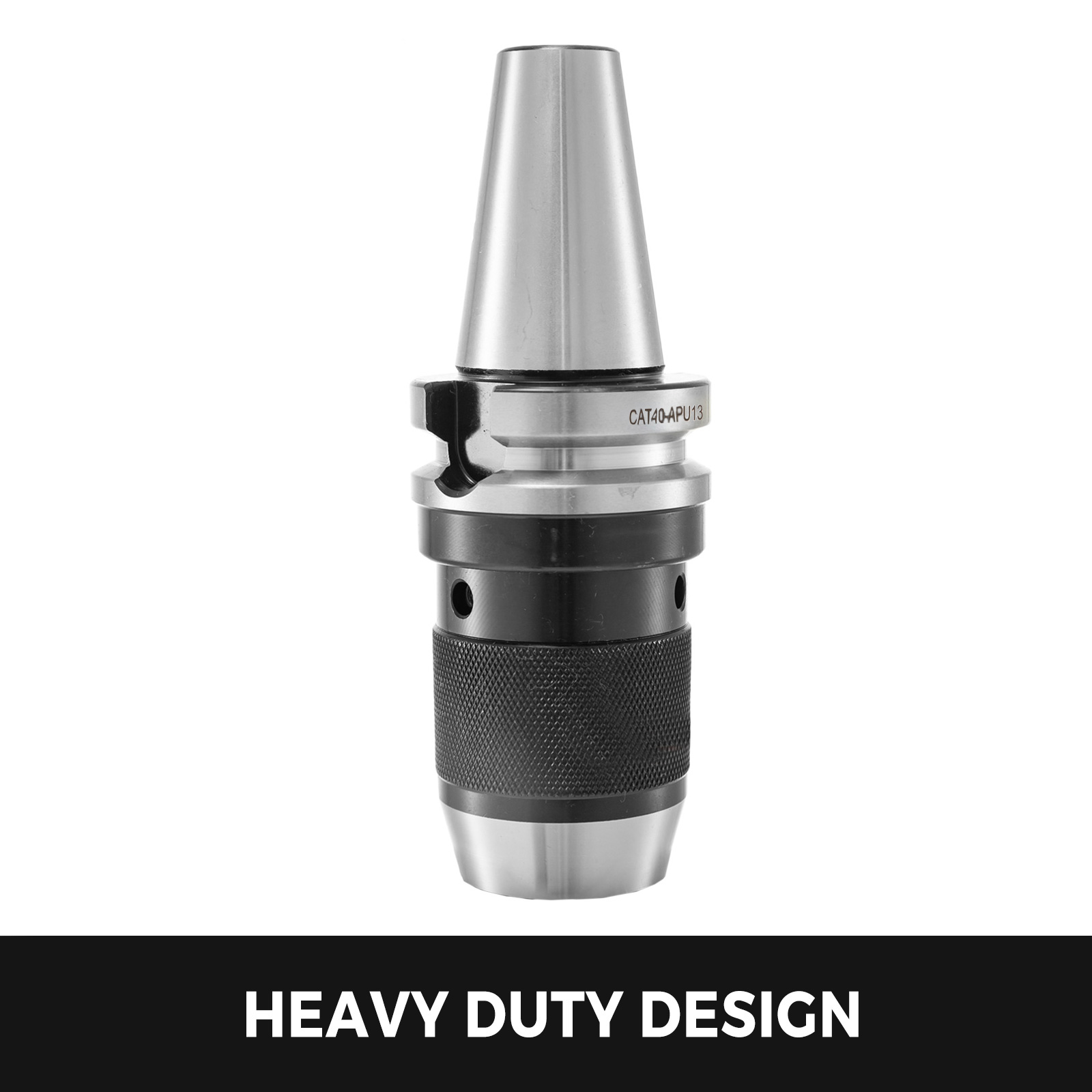 VEVOR CAT40 Integrated Precision Keyless Drill Chuck, 1/2 inch, Collet Chuck for Haas CNC