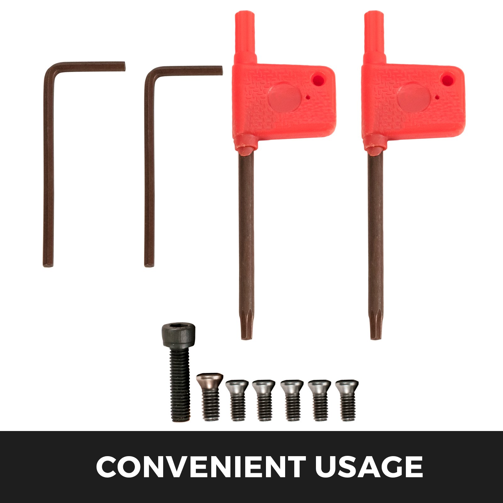 VEVOR Indexable Carbide Tools, 1/4" Industrial Lathe Tools, 7Pcs/Set