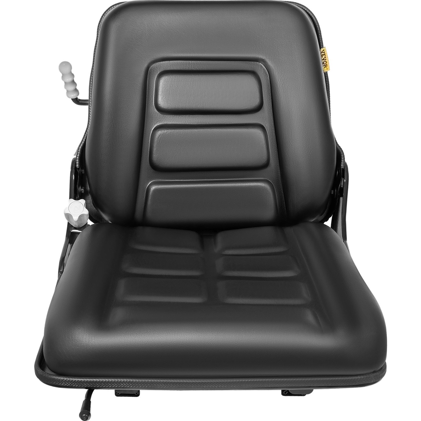 Vevor Universal Forklift Seat Black Pvc Tractor Seat 6150mm