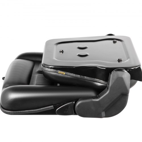 VEVOR Universal Forklift Seat, Black PVC Tractor Seat, 6"/150MM