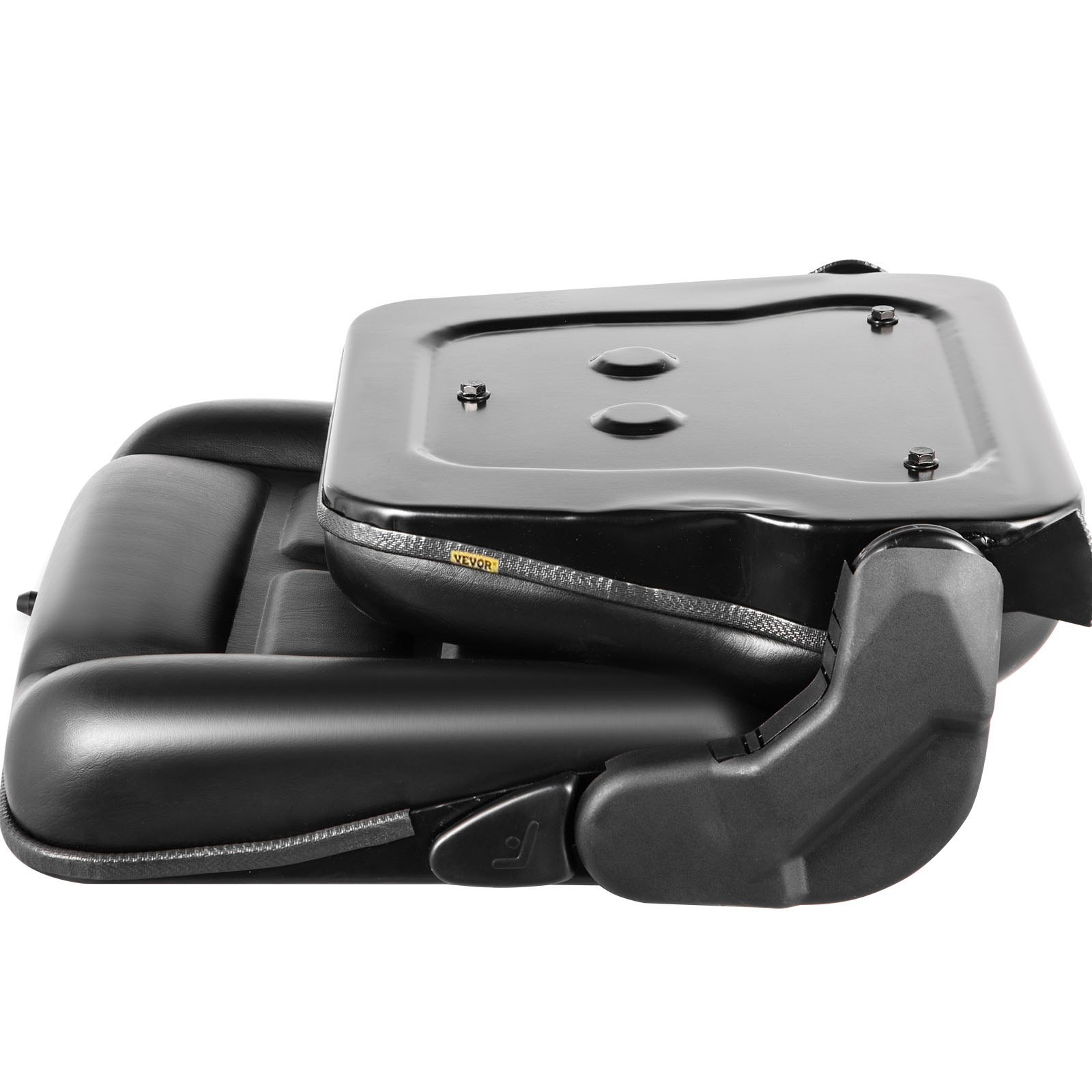 VEVOR Universal Forklift Seat, Black PVC Tractor Seat, 6"/150MM