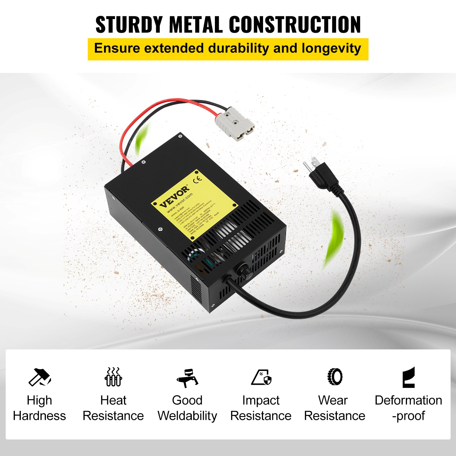 VEVOR RV Power Converter Battery Charger 110 V AC to 12 V DC 45 AMP RV