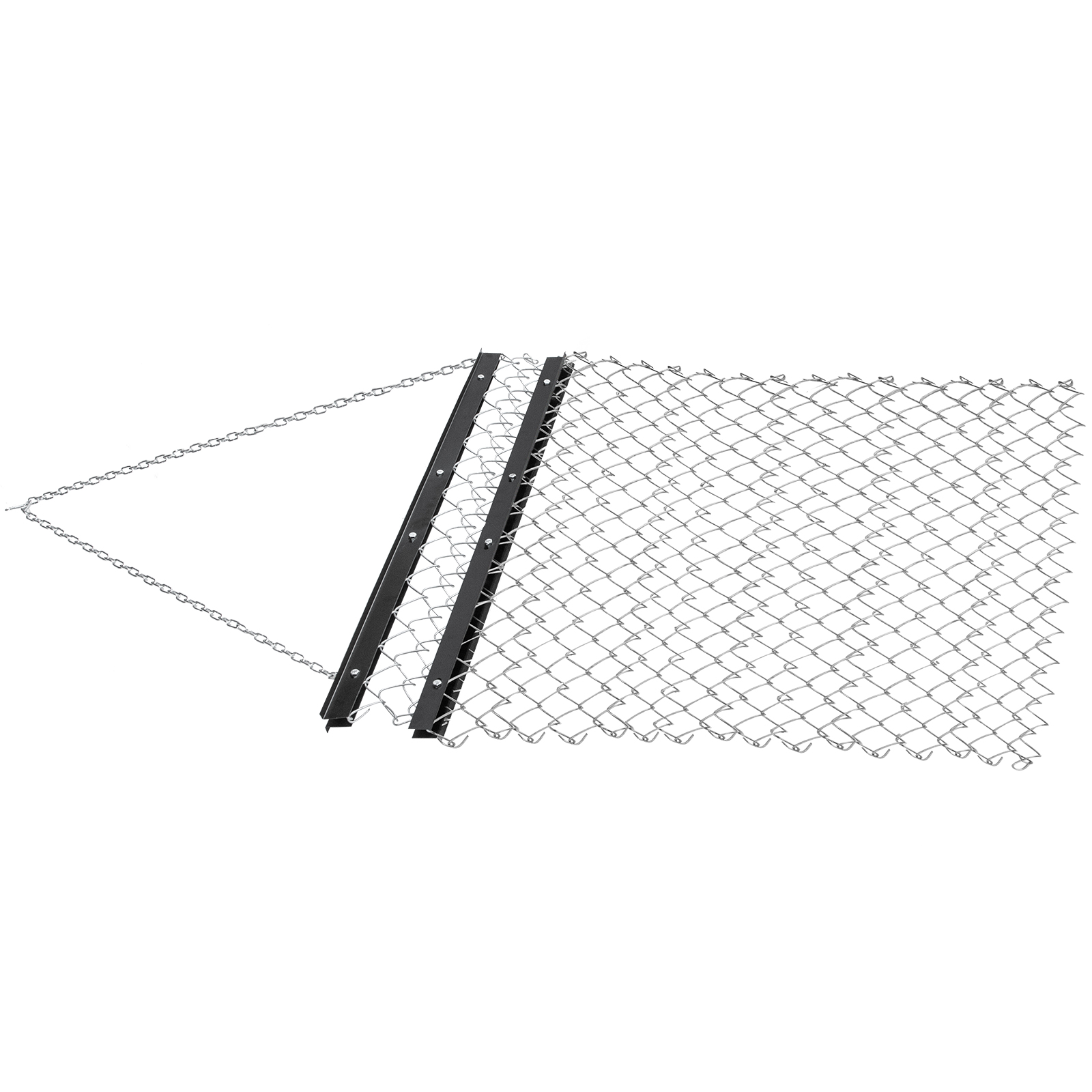 Vevor Drag Harrow Atv Lawn Rake 4 X 5 Ft Chain Field Drag For Landscape