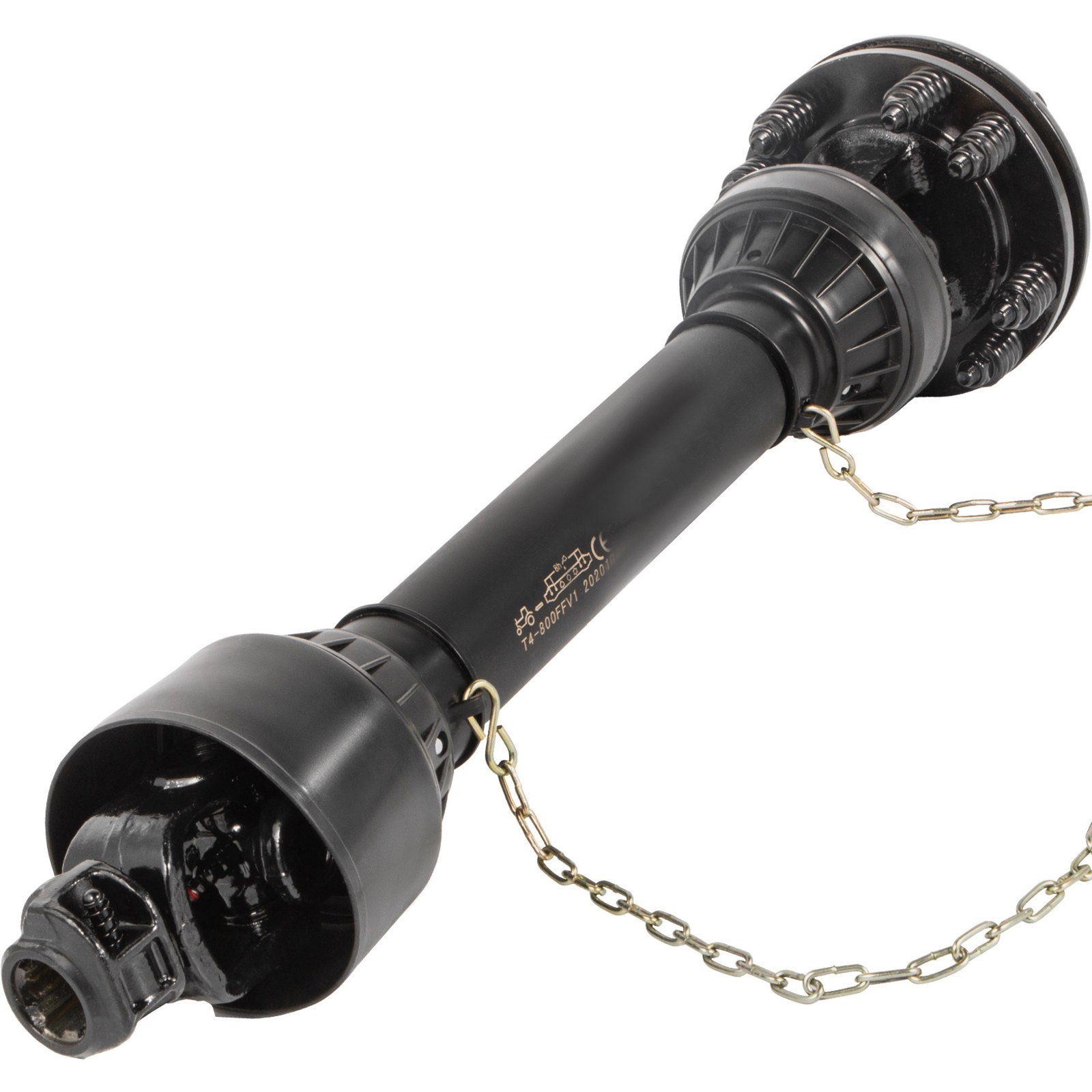 VEVOR Shaft, 13/8” PTO Drive Shaft, 6 Spline Both Ends PTO Driveline