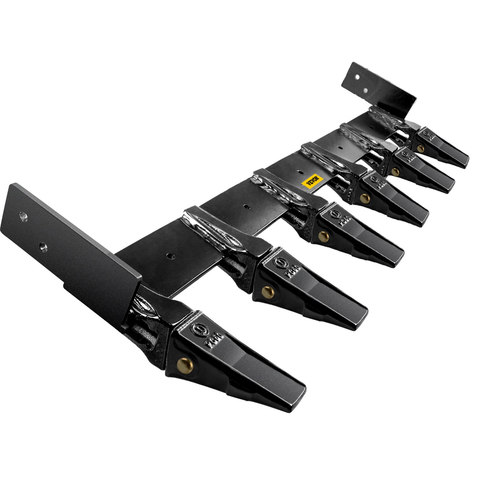 VEVOR Bucket Tooth Bar, 48'' Inside Bucket Width Tractor Bucket Teeth