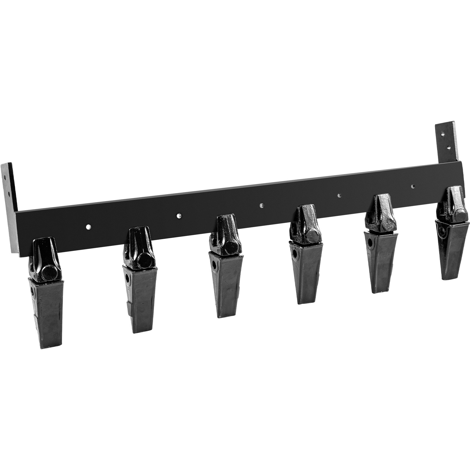 Heavy Duty Bolt-On Bucket Tooth Bar - 48" Wide With 5 Teeth (2AW Model)