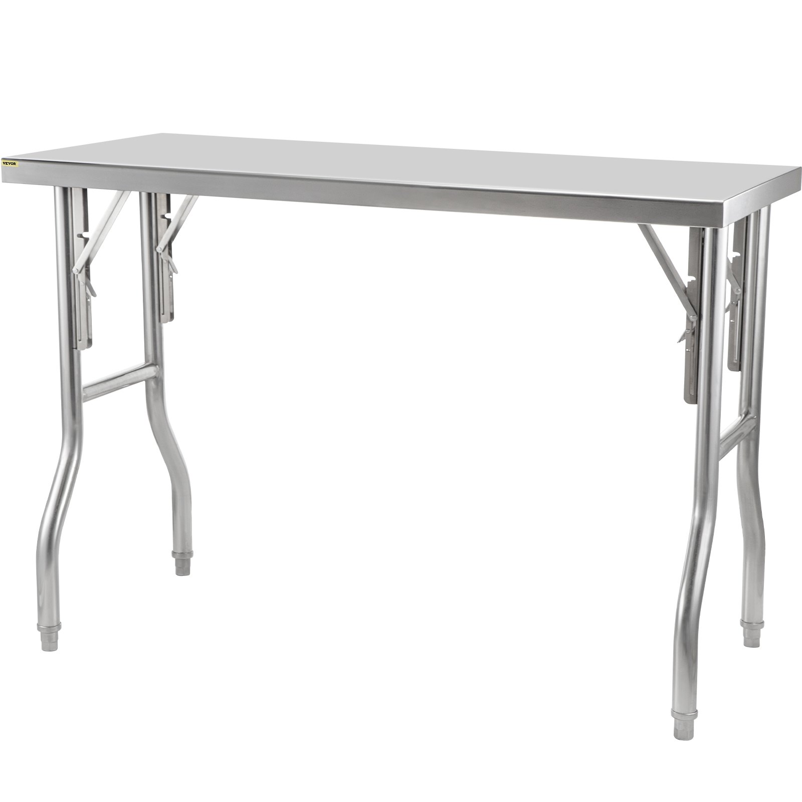 VEVOR VEVOR Commercial Worktable Workstation 48 x 24 Inch Folding Commercial Prep Table, Heavy