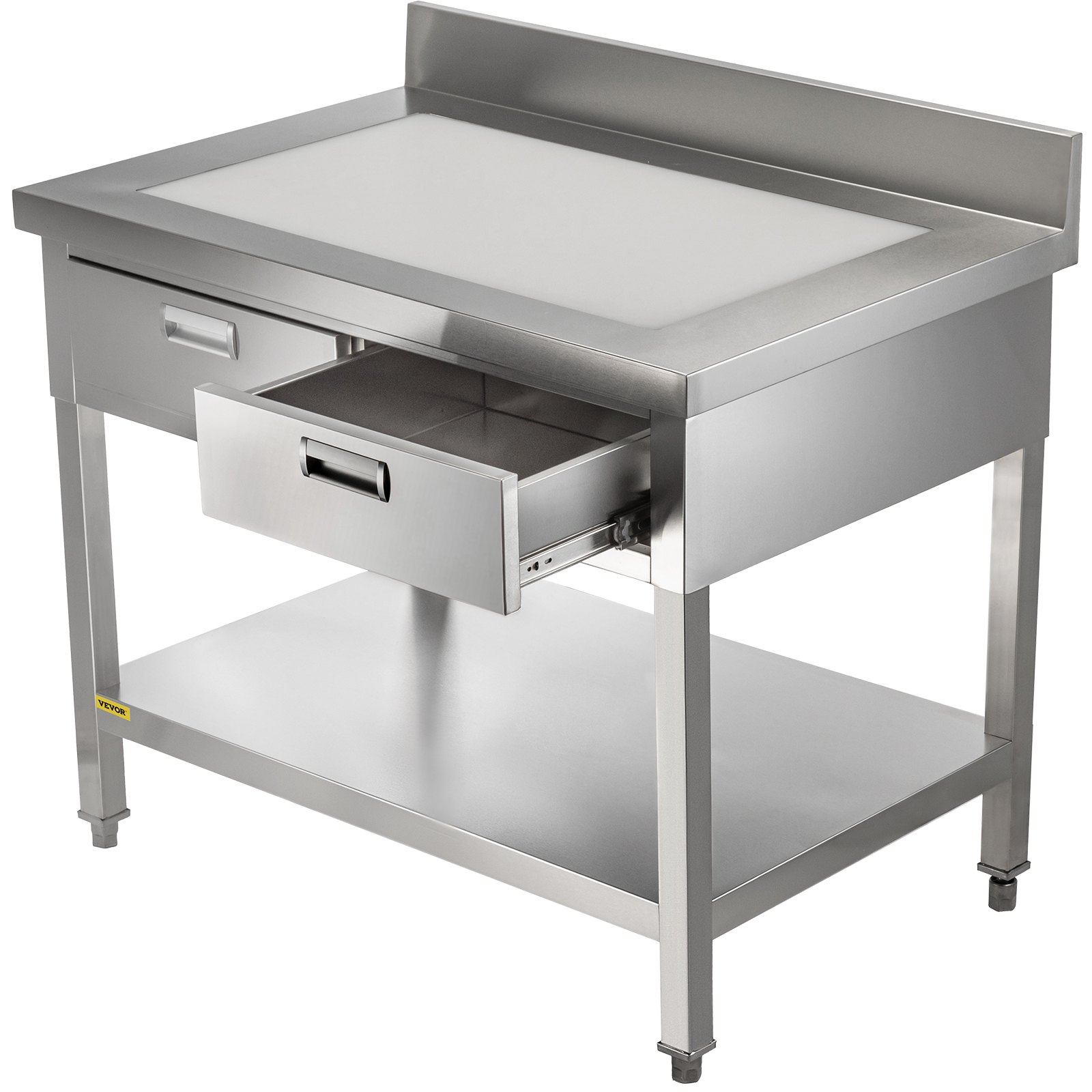 VEVOR Stainless Steel Work Table 24 x 48 in Commercial Food Prep