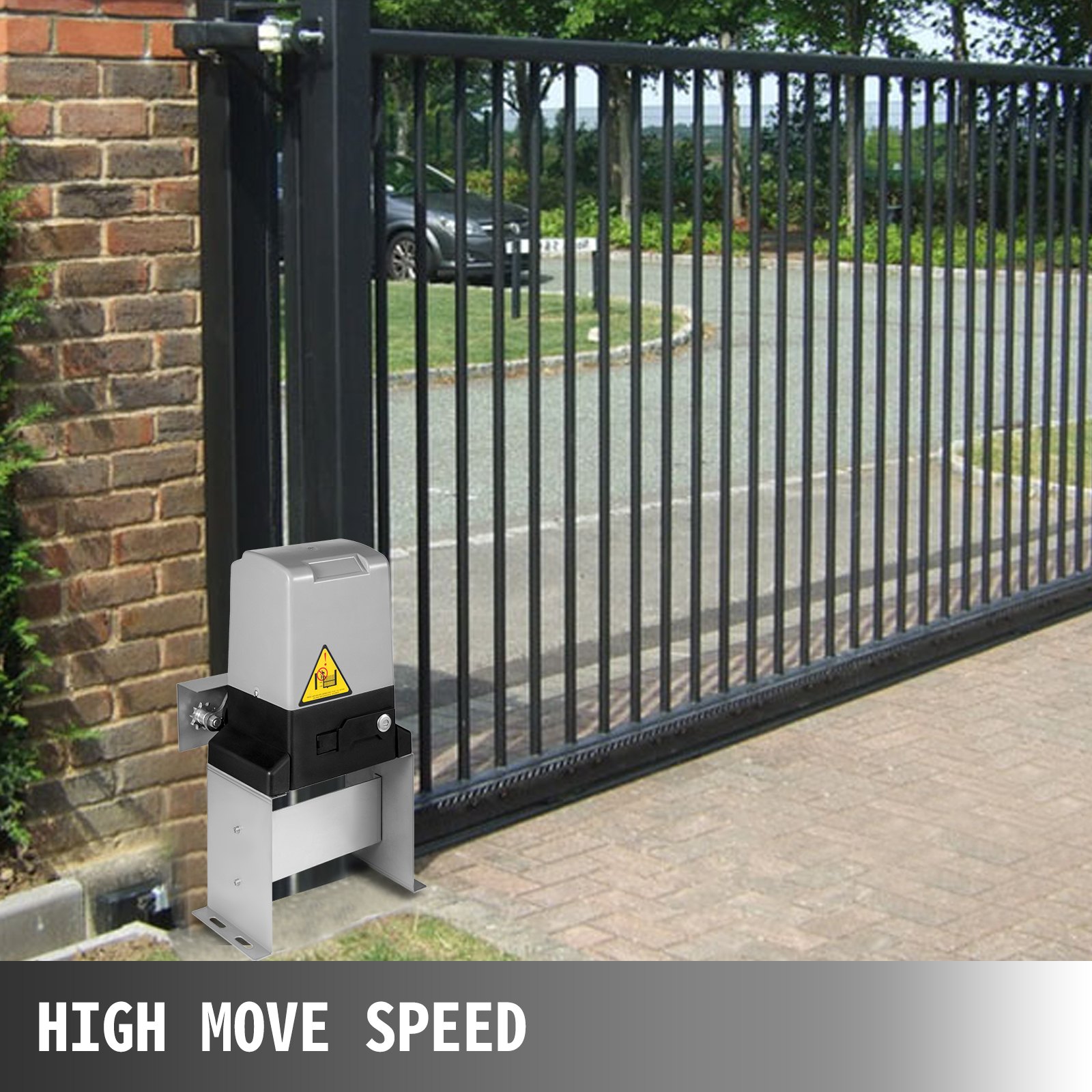 Vevor 3300lbs Automatic Sliding Gate Opener Driveway Operator Infrared