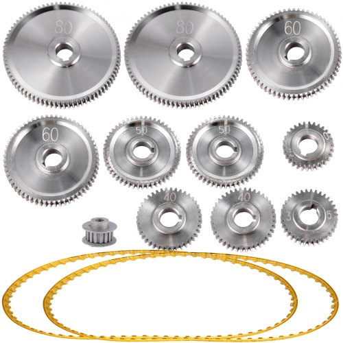 VEVOR VEVOR 11PCS Metal Lathe Gears, Replacement Gears for Mini Lathes