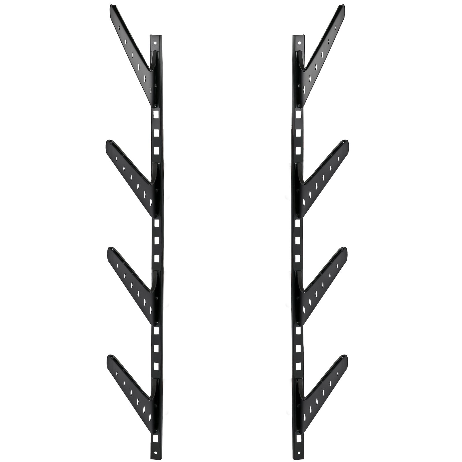 VEVOR Surfboard Rack, 4 Tiers Wakeboard Rack, 50lbs Capacity Surfboard
