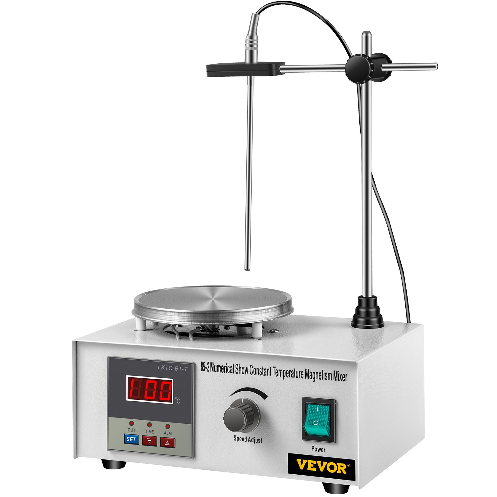 VEVOR Magnetic Stirrer with Heating Plate 85-2 Hotplate mixer 220V ...