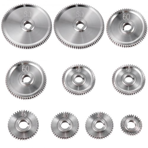 VEVOR VEVOR 10PCS Gear Set for Mini Lathes, Replacement Gears VEVOR AU
