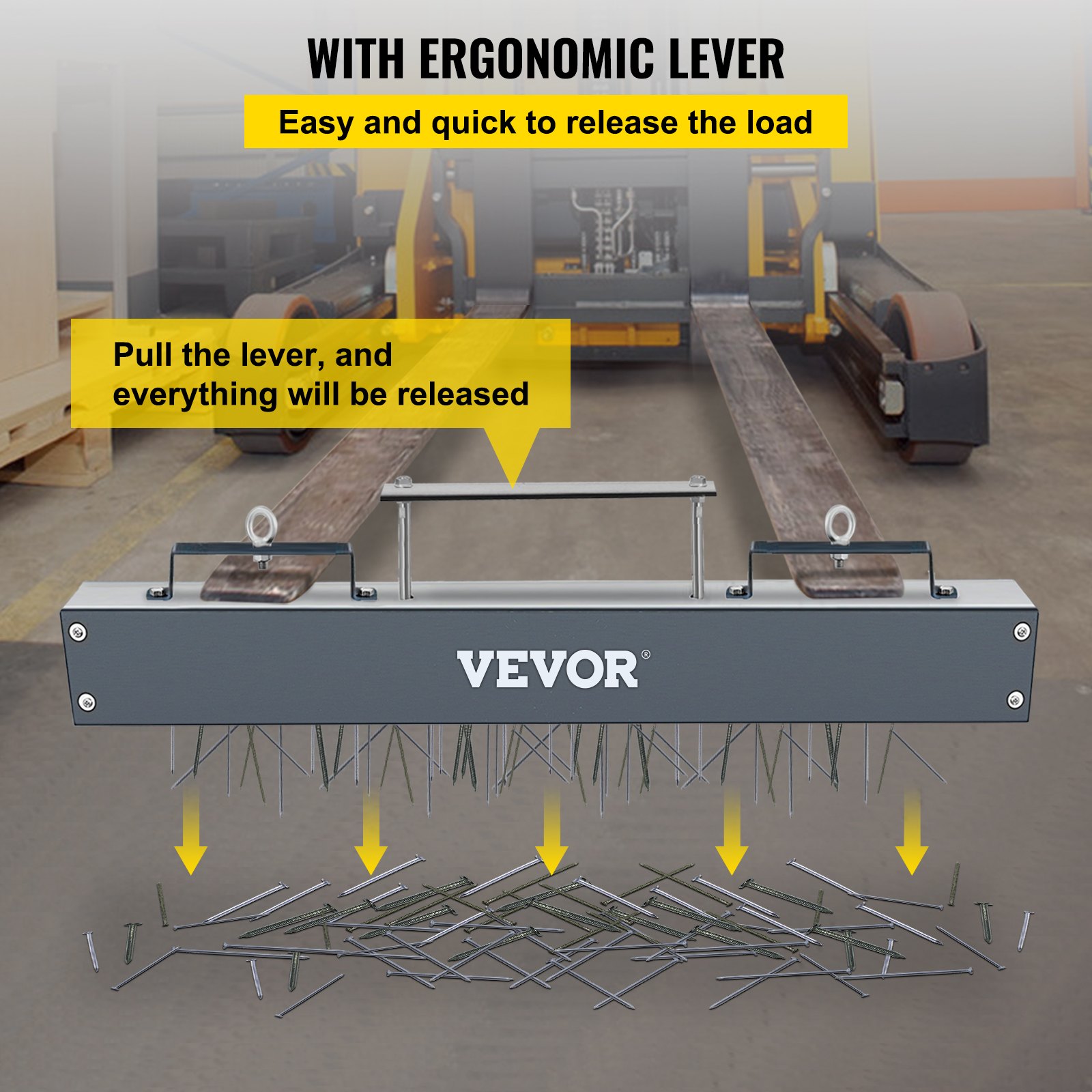 VEVOR Hanging Sweeper 36inch HeavyDuty Sweeper, Nail