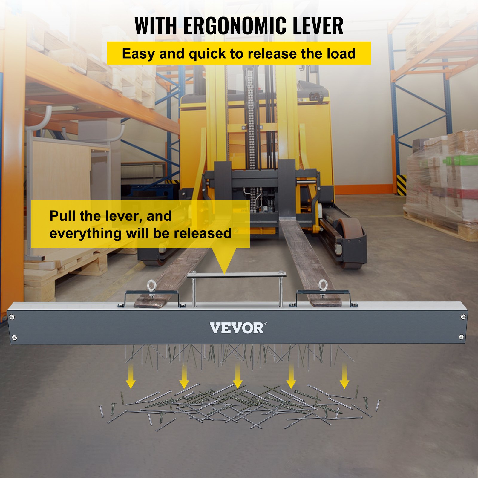 VEVOR Sweeper 84 inch Hanging Sweeper 100 LBS