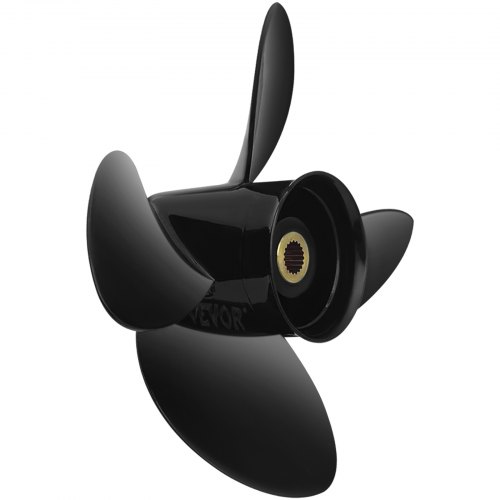 VEVOR Outboard Propeller, Replace for OEM 3587522, 4Blade 14 1/4" x 19