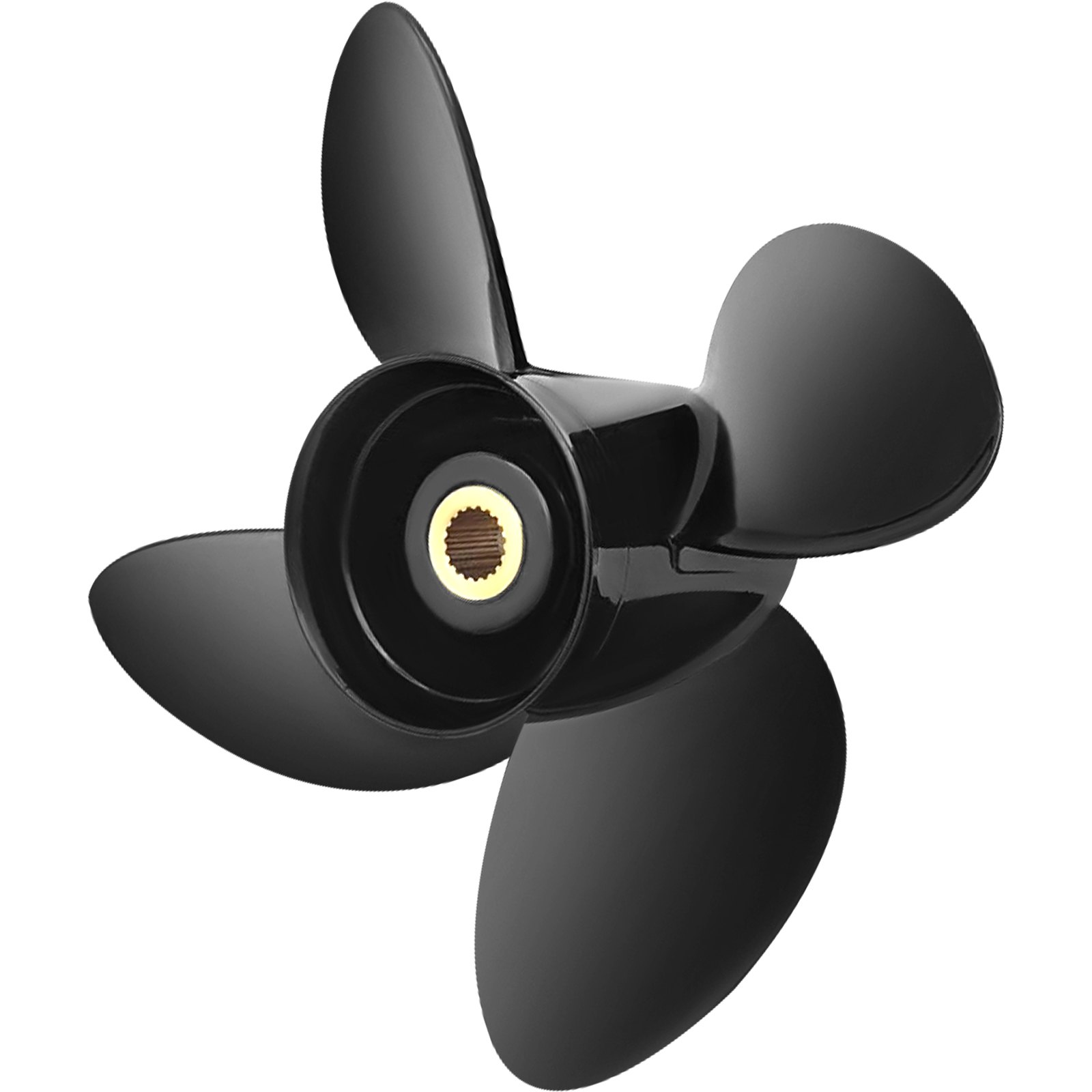 VEVOR Outboard Propeller, Replace for OEM 3587522, 4Blade 14 1/4" x 19