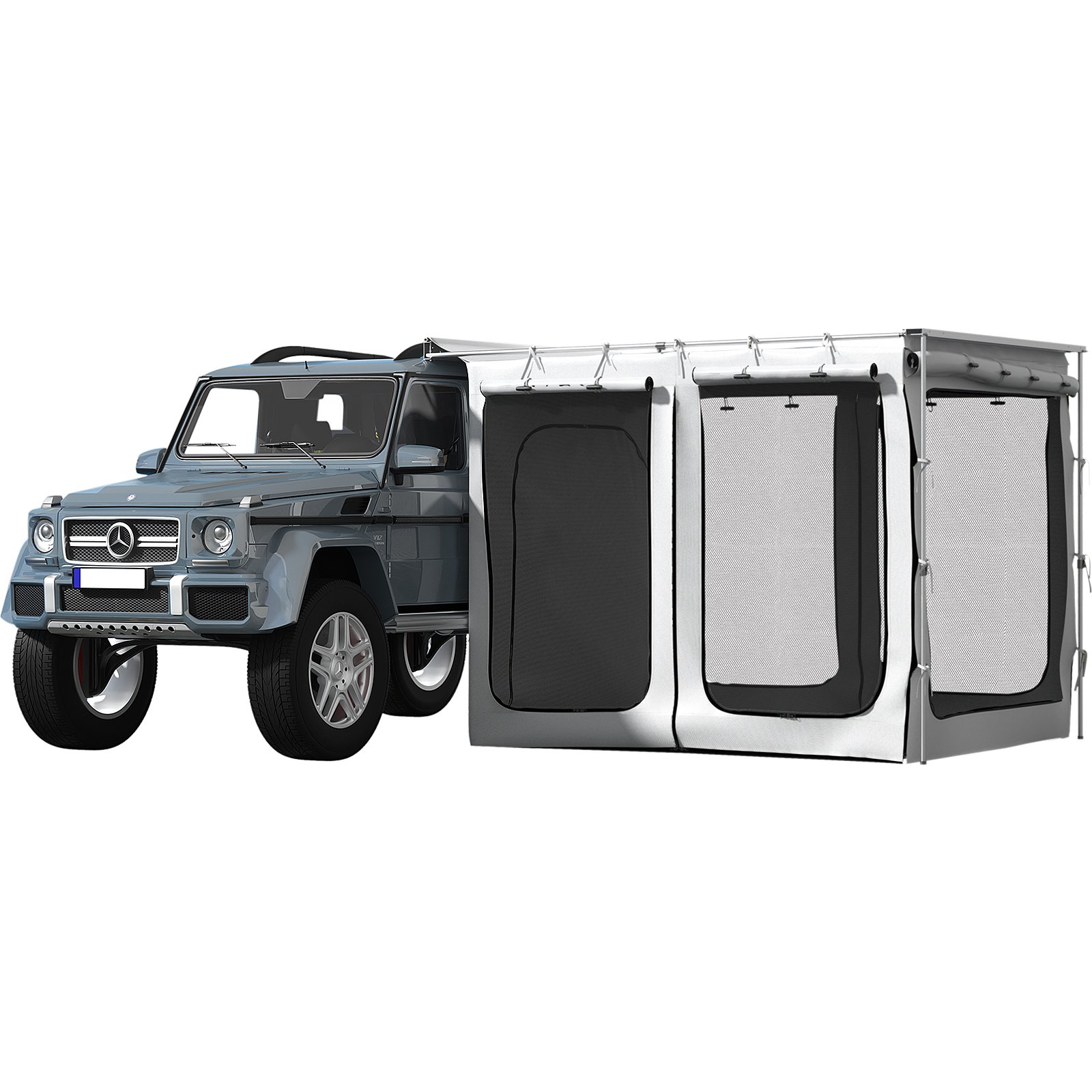 VEVOR Car Awning Room SUV Tent Room 6.6' x 8.2' Waterproof Windproof