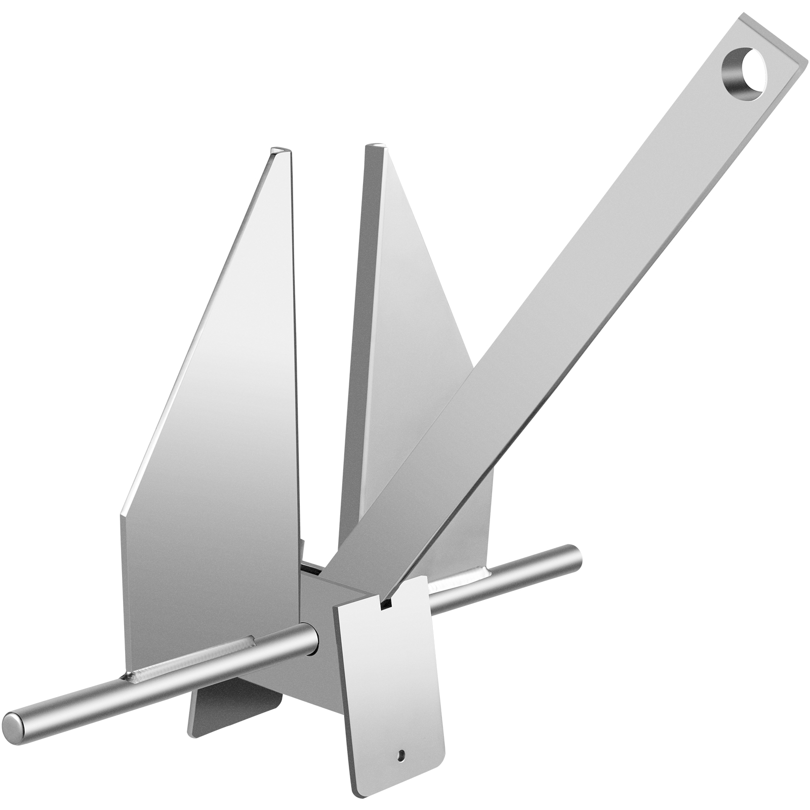 VEVOR Boat Anchor Kit 13 lb Fluke Style Anchor, Hot Dipped Galvanized