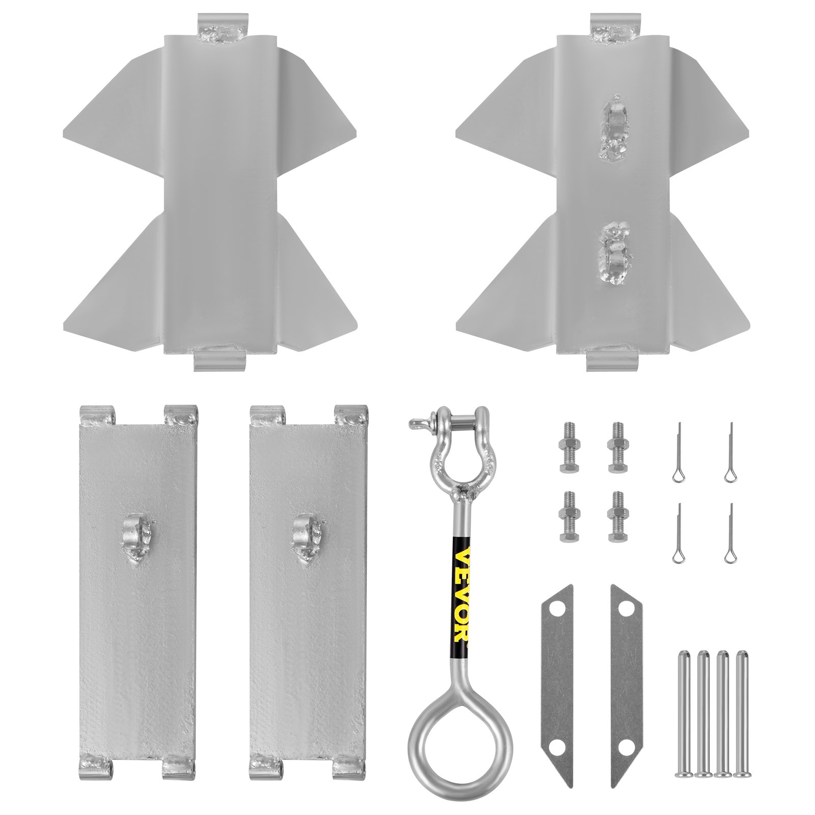 VEVOR Box Anchor for Boats, 19 lb Fold and Hold Anchor, Galvanized