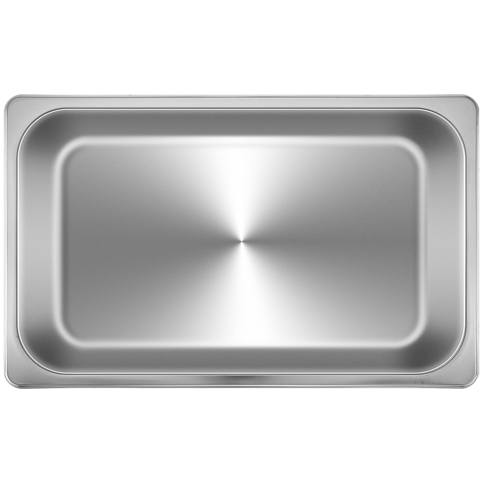VEVOR Hotel Pans Full Size 4Inch Deep, Steam Table Pan 6 Pack , 22 Gauge/0.8mm Thick Stainless