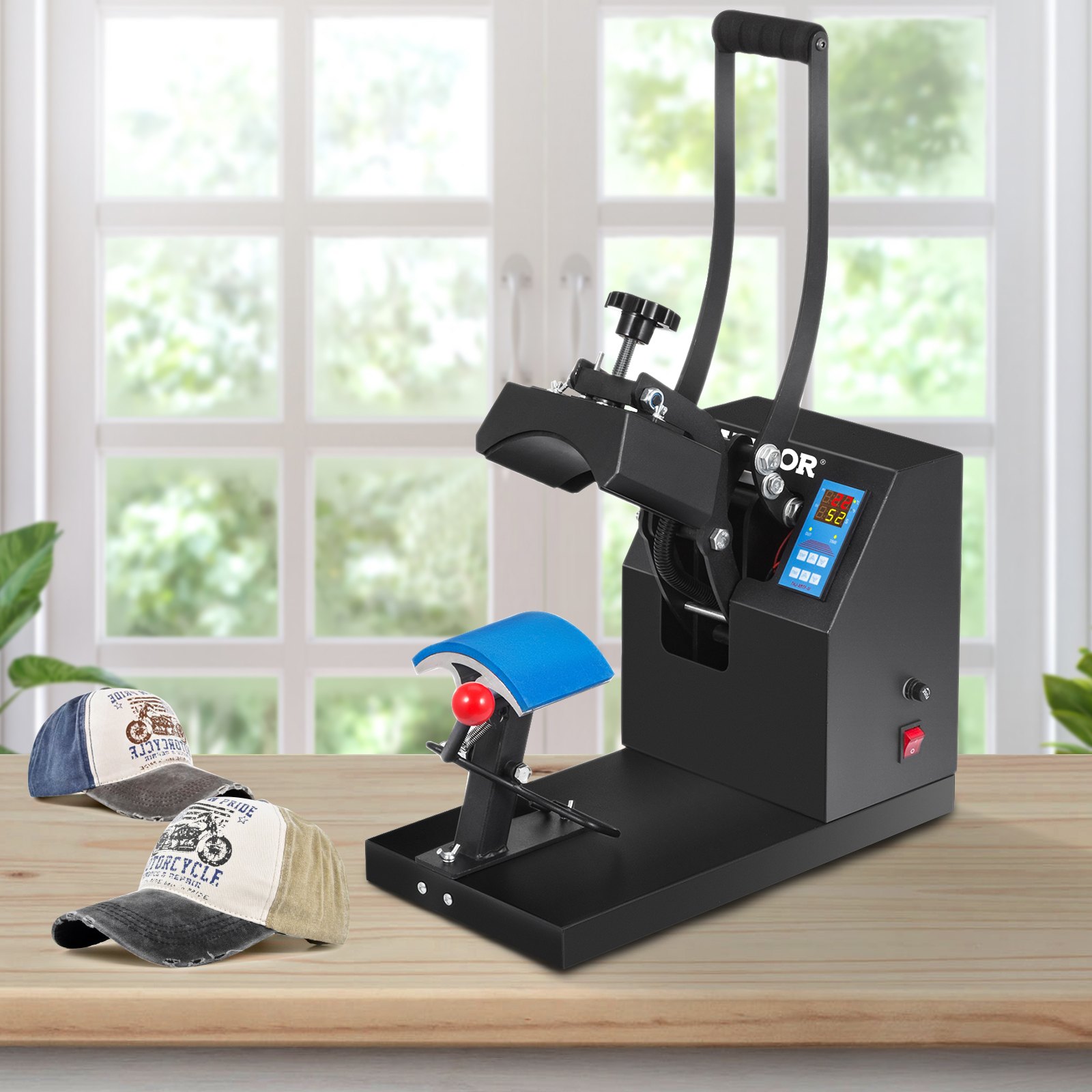 VEVOR Hat Press, 3.5"×5.5'' Hat Press Machine, No Crease